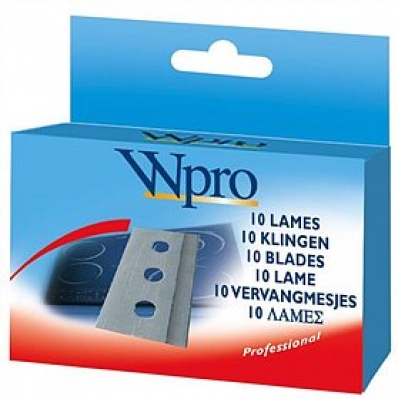Набор из 10 лезвий для скребка из нержавеющей стали WPRO SWP06216