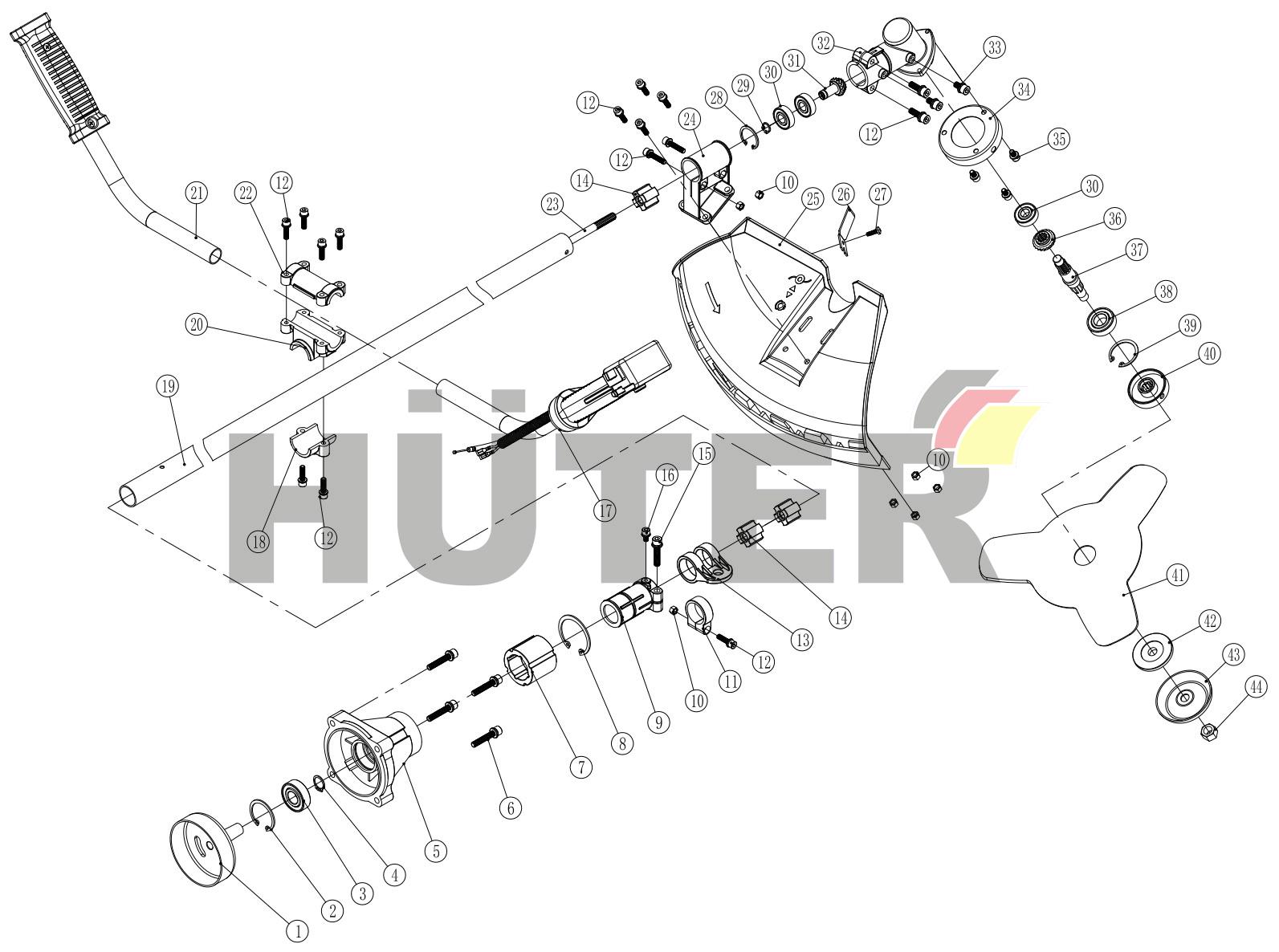 Штанга TPW 70/2/41