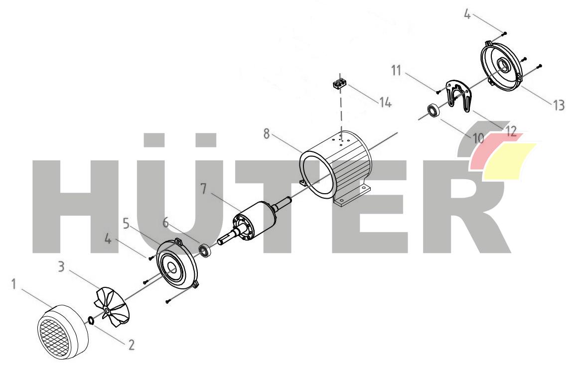 Электродвигатель LSD 74/3/10