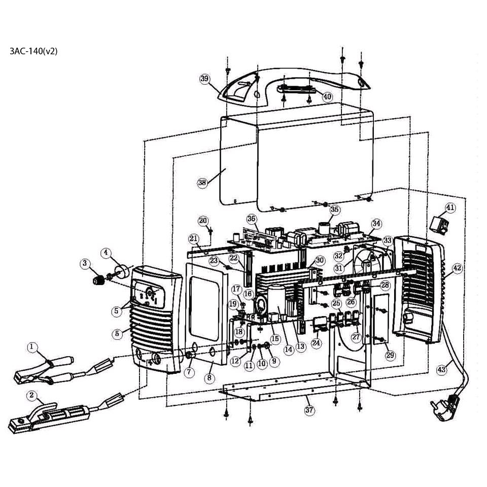 Сварочный инвертор, ММА ЗАС-140